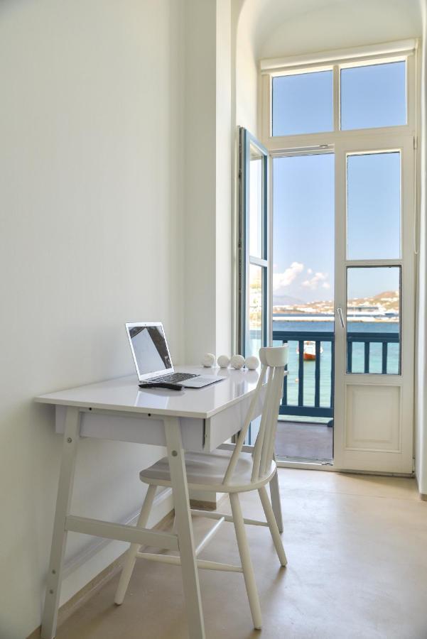White Memories, Seafront Luxury Apartment Mykonos Mykonos Town Exteriör bild