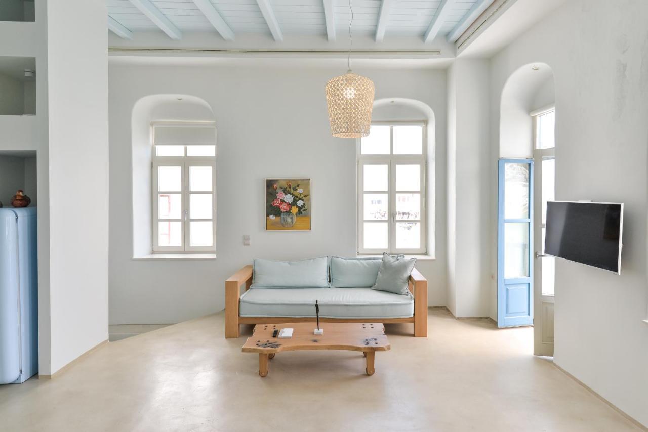 White Memories, Seafront Luxury Apartment Mykonos Mykonos Town Exteriör bild